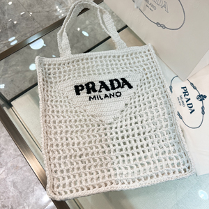 PRADA スーパーコピー プラダ クロシェ トートバッグ ホワイト（1BG393_2A2T_F0009_V_OOO）