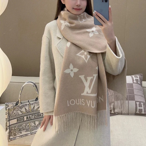 【Louis Vuitton】ルイヴィトン スーパーコピー マフラー レイキャビック ベージュ（M78123）