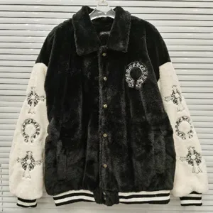 Chrome Hearts Cross Horse Shoe Logo Boajacket クロムハーツ クロス ホースシュー ロゴ ボアジャケット（Chrome Hearts 371）