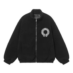 Chrome Hearts Horse Shoe Logo Boajacket クロムハーツ ホースシュー ロゴ ボアジャケット ブラック（Chrome Hearts 369）