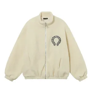 Chrome Hearts Horse Shoe Logo Boajacket クロムハーツ ホースシュー ロゴ ボアジャケット ホワイト（Chrome Hearts 370）