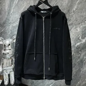 Chrome Hearts Dagger Zip-Up Sweat Parker クロムハーツ ダガー ジップアップ スウェットパーカー ブラック（Chrome Hearts 173）