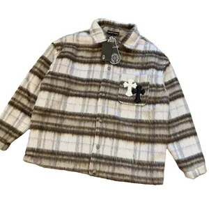 Chrome Hearts Check Cross Jacket ホワイト クロムハーツ チェック クロス ジャケット ホワイト（Chrome Hearts 383）