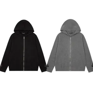 Chrome Hearts Zip Up Knit Sweater クロムハーツ ジップアップ ニットセーター ブラック&グレー 2色（Chrome Hearts 510）