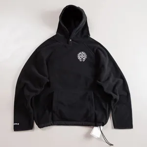 Chrome Hearts fleece Hoodie クロムハーツ フリース パーカー ブラック（Chrome Hearts 509）