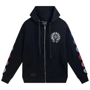 Chrome Hearts Multi Color Horseshoe Zip Hoodie クロムハーツ マルチカラー ホースシュー ジップアップパーカー ブラック（Chrome Hearts 492?）
