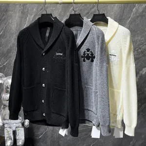 Chrome Hearts Cemetery Cross Cardigan クロムハーツセメタリー クロス カーディガン 3色（Chrome Hearts 340）