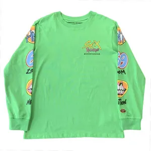 Chrome Hears Sex Print Long Tee クロムハーツ セックス ロング Tシャツ シアン（Chrome Hearts 471）