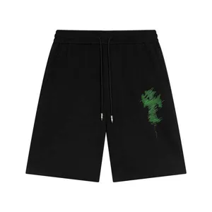 Chrome Hearts Green Logo Half Pants クロムハーツ グリーンロゴ ハーフ パンツ ブラック（Chrome Hearts 477）
