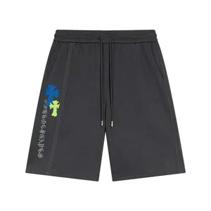 Chrome Hearts Embroidery Logo Half Pants クロムハーツ エンブロイダリー ロゴ ハーフ パンツ グレー（Chrome Hearts 474）