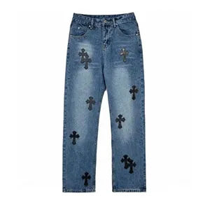 Chrome Hearts Washed Cross Denim Pants クロムハーツ ウォッシュド クロス デニムパンツ インディゴ（Chrome Hearts 450）