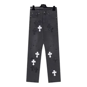 Chrome Hearts Cross Denim Pants クロムハーツ クロス デニムパンツ ヘイズブラック（Chrome Hearts 354）