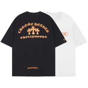 Chrome hearts Orange Cemetery Tee クロムハーツ オレンジセメタリー Tシャツ ブラック&ホワイト 2色（Chrome Hearts 423）