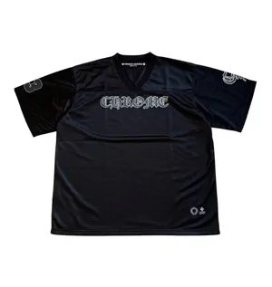 Chrome Hearts Mesh Warm Jersey shirt クロムハーツ メッシュ ウォーム ジャージ シャツ ブラック（Chrome Hearts 115）