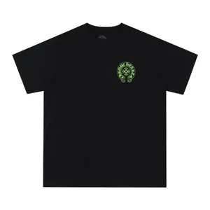 Chrome Hearts Green Horse Shoe Cross Tee クロムハーツ グリーン ホースシュー クロス Tシャツ ブラック（Chrome Hearts 411?）?