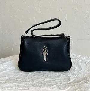 クロムハーツ ブラック ダガーエンベリッシュドチキンナゲットバッグ（Chrome Hearts011）