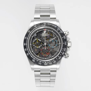 【Artisans de Genève × Juan Pablo Montoya】ロレックススーパーコピー デイトナ “La Montoya” RA0416 フルスケルトン カスタムウォッチ（鍛造カーボンベゼル / Cal.4130 手彫り镂空ムーブメント搭載）