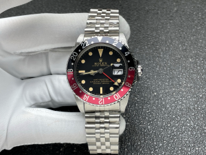 WM製 ロレックス GMTマスターI レトロスタイル 新型ベゼル 16750（赤黒ツートン?新仕様） 高精度スーパーコピー腕時計