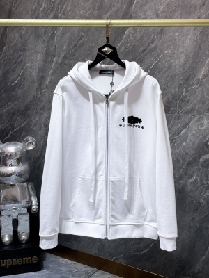 Chrome Hearts (クロムハーツ) 2025秋冬 馬蹄サンスクリット フーディ ジップアップ パーカー