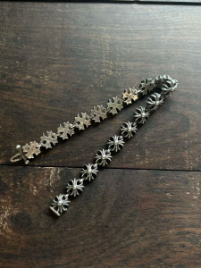 クロムハーツ (Chrome Hearts) Tiny E ブレスレット 925シルバー インサートタイプ